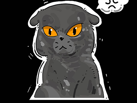 猫（个人主页-ZNjc0Njk5NzI=） - 创作习作 - 站酷设计师大米147原创素材 - 站酷ZCOOL