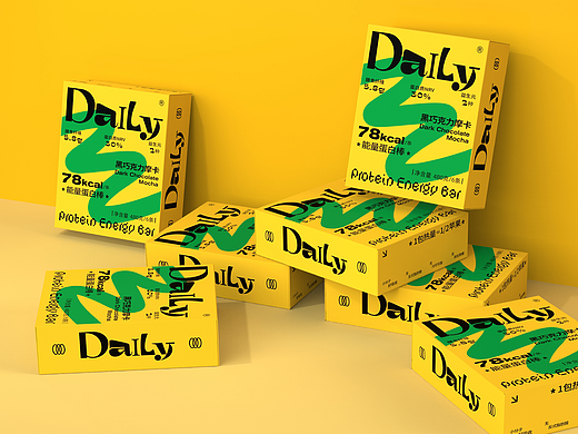 Daily蛋白棒包装设计