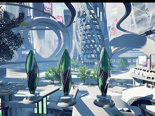 Neo·shanghai 科幻都市视觉设计