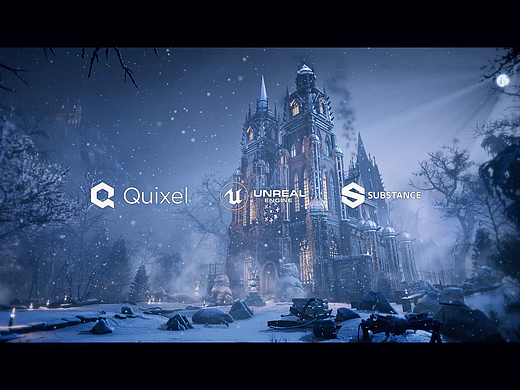 UE4  雪夜古堡