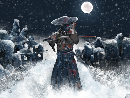 刃口钩雪月，煞去如流星