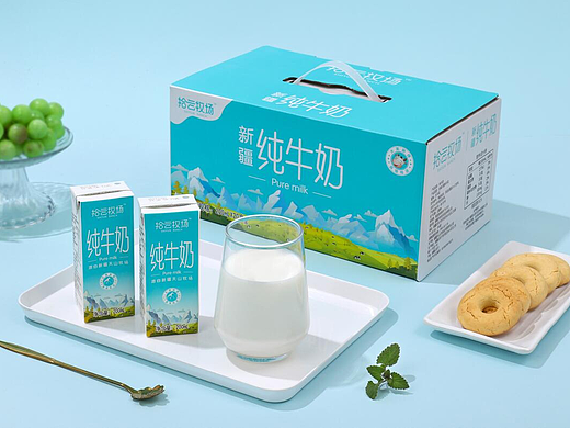 纯牛奶拍摄 电商产品摄影  西安产品饮品食品拍摄影