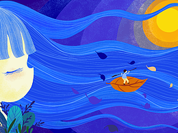 愛(ài)在清風(fēng)里放船，在落日下逐浪