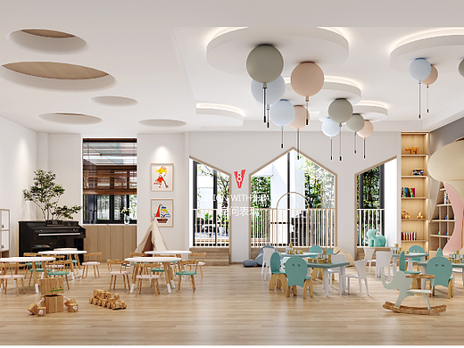 V8空间表现 | 幼儿园的设计