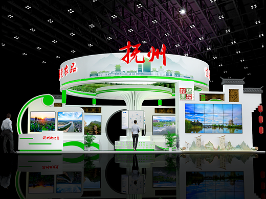 江西农博会抚州展台(个人主页-ZNjMzOTYwMzY=) - 展陈设计 - 站酷设计师Z808696725原创素材 - 站酷ZCOOL