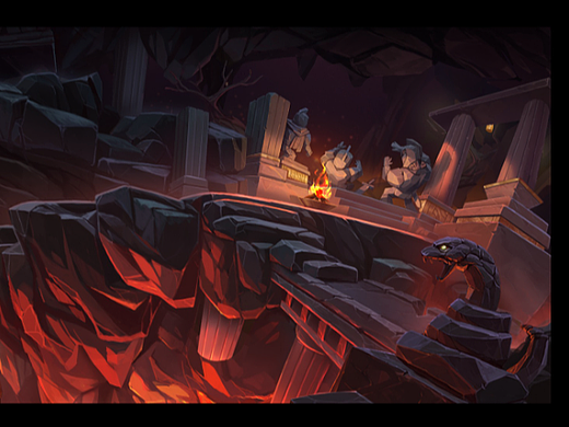 q版欧美卡通场景