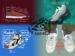 關(guān)于鞋的插畫練習(xí)們