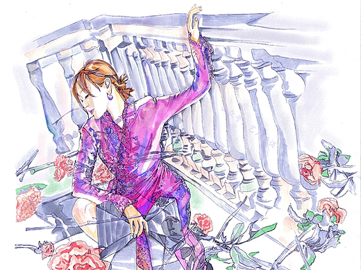 月光下的小步舞曲（个人主页-ZNTk3MjUyMTI=） - 新锐潮流插画 - 站酷设计师艺声TANG原创素材 - 站酷ZCOOL