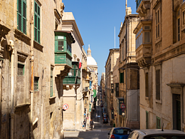 【栾波建筑摄影】巴洛克与石灰石--马耳他街道建筑摄影