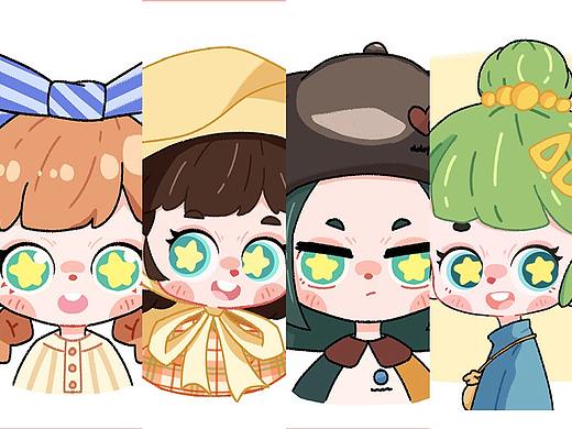 Q版大頭（個(gè)人主頁(yè)-ZNjYyNDY1MTY=） - 創(chuàng)作習(xí)作 - 站酷設(shè)計(jì)師罐裝可樂(lè)ly原創(chuàng)素材 - 站酷ZCOOL