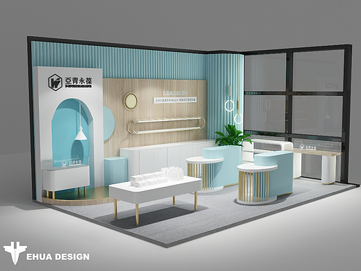 美妆店铺设计 | EHUA DESIGN