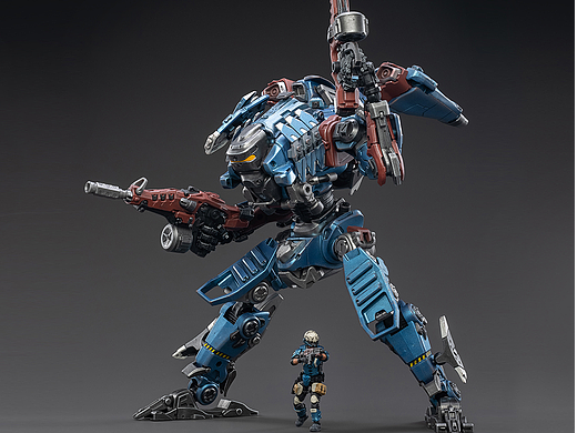 JOYTOY 暗源 锰狱01组合体作战机甲（蓝色）