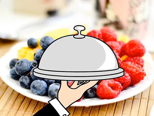 AE模板 | 食品服务标志显示介绍食品饮料烹饪节目频道