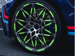 镭射夜光轮毂贴详情页设计