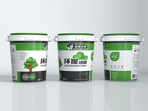 墙固包装 建材包装 包装设计 涂料包装设计 包装作品集