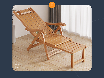 午休床躺椅详情页