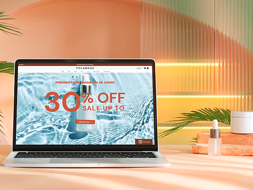 护肤品独立站主页宣传（个人主页-ZNjQzMDExMjQ=） - 动画/影视 - 站酷设计师folamen_z原创素材 - 站酷ZCOOL