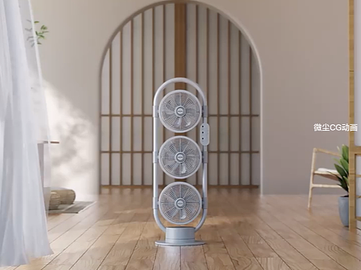 日本amadana三合一空气循环扇电风扇