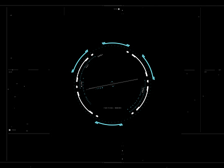 AE模板|高科技HUD界面元素无人机搜索背景标题介绍