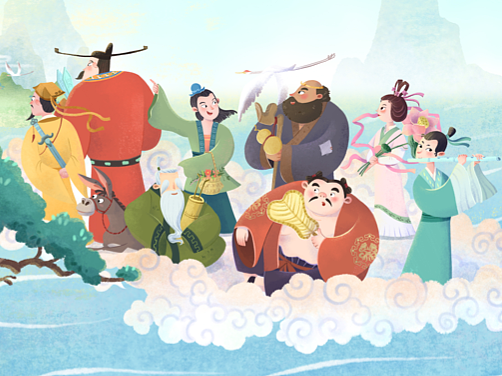 绘本《八仙过海》