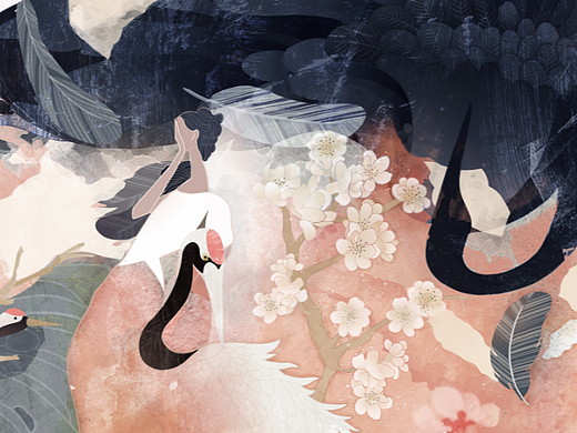 鹤殇（个人主页-ZNjQ1OTEwNjg=） - 商业插画 - 站酷设计师掏子taozi原创素材 - 站酷ZCOOL