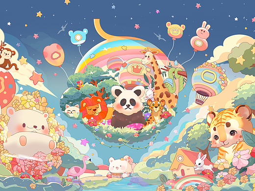 宝贝的动物森林公园