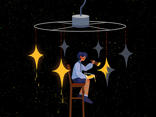 【星空少年】涂完色就去发光吧