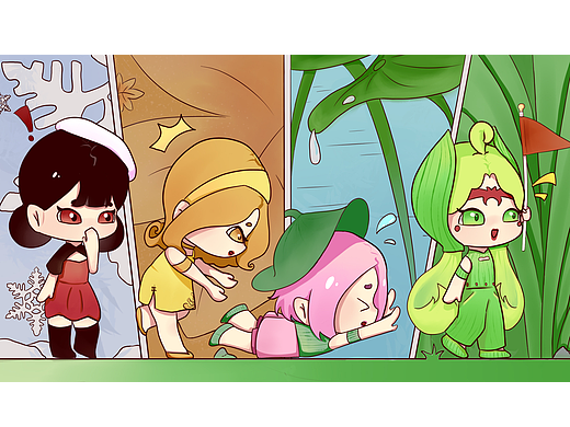 IP形象设计-四季花卉