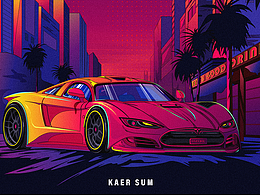 2023特斯拉×汽車人宣傳海報