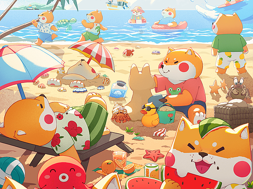 阿柴的夏日沙滩