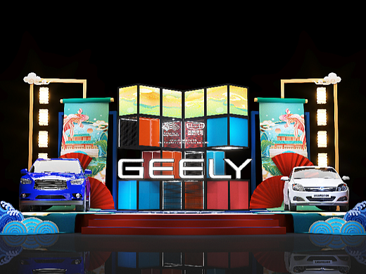 汽车展示舞台