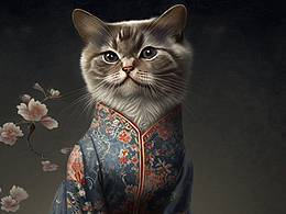 中國風(fēng)貓咪