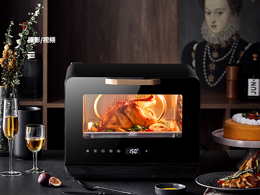 ACA蒸烤箱【匡目视觉】