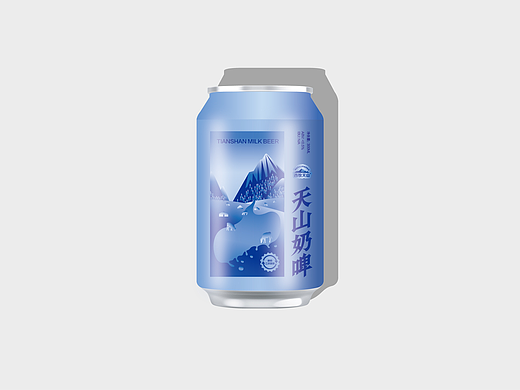 西牧天山奶啤 产品包装升级