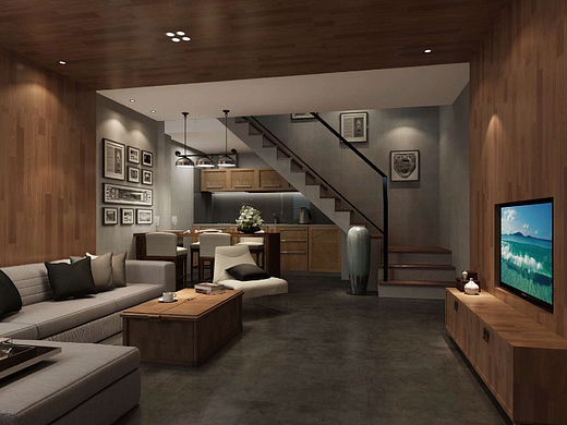 小loft里住出大house的生活-loft越层设计（个人主页-ZNjYyOTc4NDg=） - 建筑/空间 - 站酷设计师异像原创素材 - 站酷ZCOOL