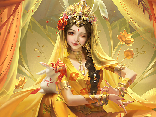 《王者荣耀》玉兔公主