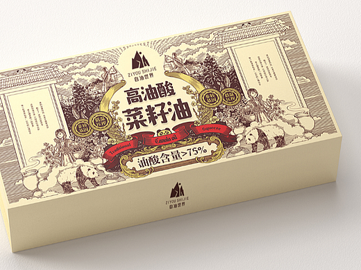 菜籽油包装设计丨火麒麟包装设计工作室
