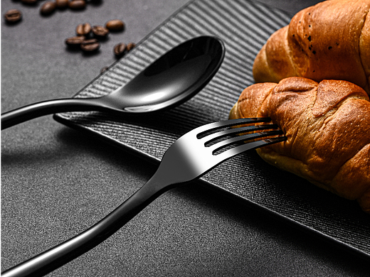 纯黑刀叉勺套装