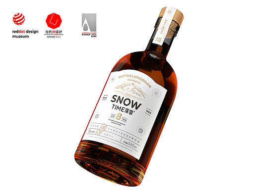 陈义文包装设计作品｜古越龙山SnowTime落雪黄酒