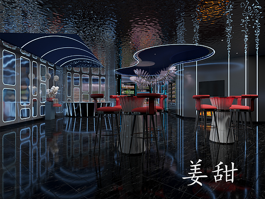 科技感，未来感｜酒吧设计||