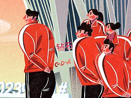 中国网球公开赛电子门票手绘项目