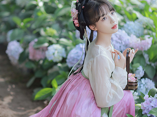 绣球花海