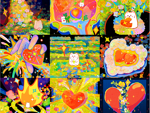 【关于心的猜想】系列绘画作品——5月总结