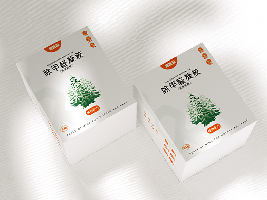 除醛果冻凝胶包装、简约高端大气、绿色健康
