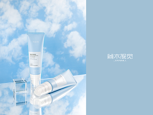 洁面乳产品摄影丨简木视觉 × 护肤品化妆品洗面奶 拍摄