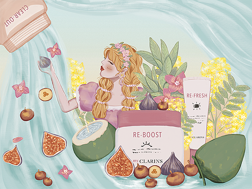 #my CLARINS 寻找天然好食肌#肌食碰撞·美肌食谱