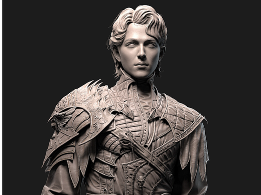 【翼次方】CG角色精品进修班学生在制品《游牧民族》