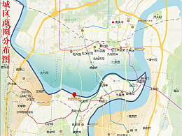 主城商業(yè)區(qū)招商信息表手繪地圖