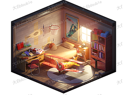 場景練習(xí)——童年樂趣