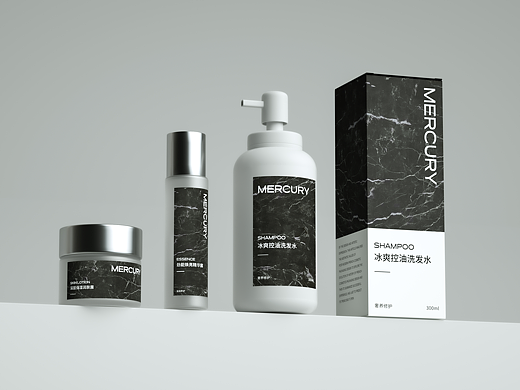 MERCURY男士护肤品牌包装设计
